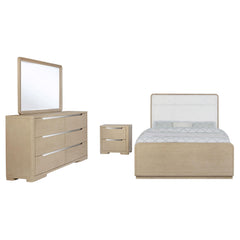 Ladera Light Elm 4-piece Queen Bedroom Set - Ornate Home