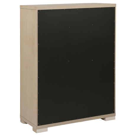 Ladera Light Elm 5-drawer Bedroom Chest of Drawers - Ornate Home