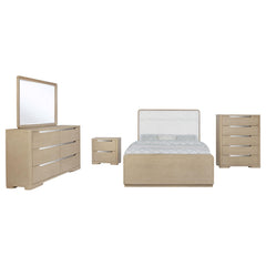 Ladera Light Elm 5-piece California King Bedroom Set - Ornate Home