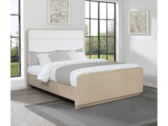 Ladera Light Elm 56-inch Eastern King Panel Bed - Ornate Home