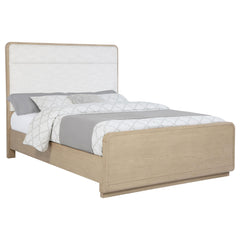 Ladera Light Elm 56-inch Queen Panel Bed - Ornate Home