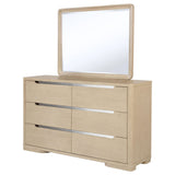 Ladera Light Elm 6-drawer Bedroom Dresser and Mirror - Ornate Home