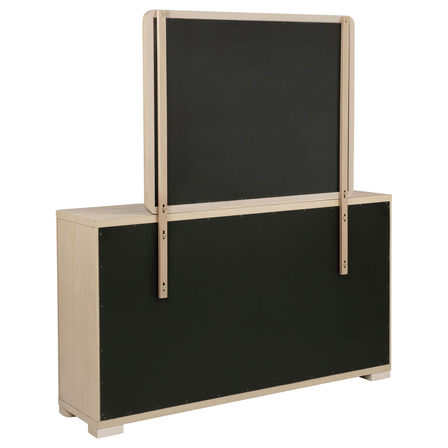 Ladera Light Elm 6-drawer Bedroom Dresser and Mirror - Ornate Home