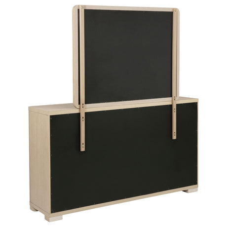 Ladera Light Elm 6-drawer Bedroom Dresser and Mirror - Ornate Home