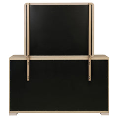Ladera Light Elm 6-drawer Bedroom Dresser and Mirror - Ornate Home