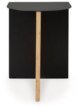 Ladgate Black/Natural Accent Table - Ornate Home