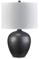 Ladstow Black Table Lamp (Online Special Price) - Ornate Home