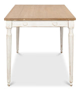 Lady's White Dining Table - Ornate Home