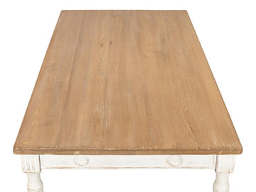 Lady's White Dining Table - Ornate Home