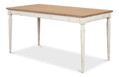 Lady's White Dining Table - Ornate Home