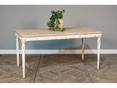 Lady's White Dining Table - Ornate Home