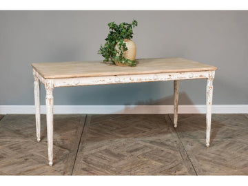 Lady's White Dining Table - Ornate Home