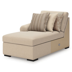 LadyMae Twill 2-Piece Sectional with Chaise - Ornate Home