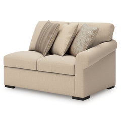 LadyMae Twill 2-Piece Sectional with Chaise - Ornate Home