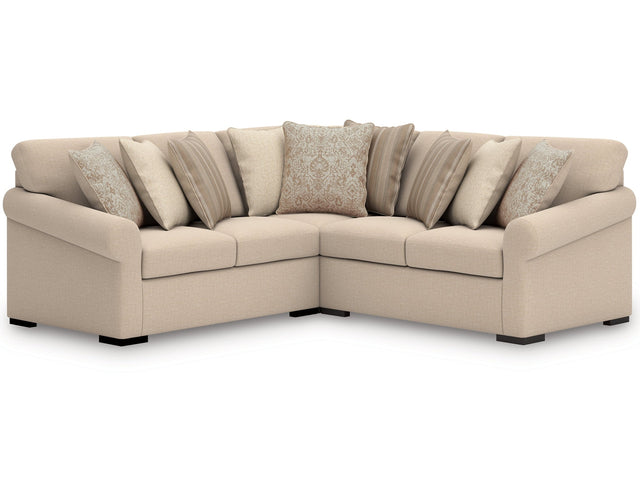 LadyMae Twill 3-Piece Sectional (Online Special Price) - Ornate Home