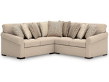 LadyMae Twill 3-Piece Sectional - Ornate Home