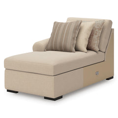 LadyMae Twill 3-Piece Sectional with Chaise - Ornate Home