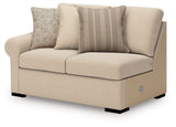 LadyMae Twill 4-Piece Sectional (Online Special Price) - Ornate Home