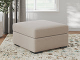 LadyMae Twill Oversized Accent Ottoman (Online Special Price) - Ornate Home