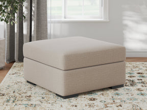LadyMae Twill Oversized Accent Ottoman (Online Special Price) - Ornate Home