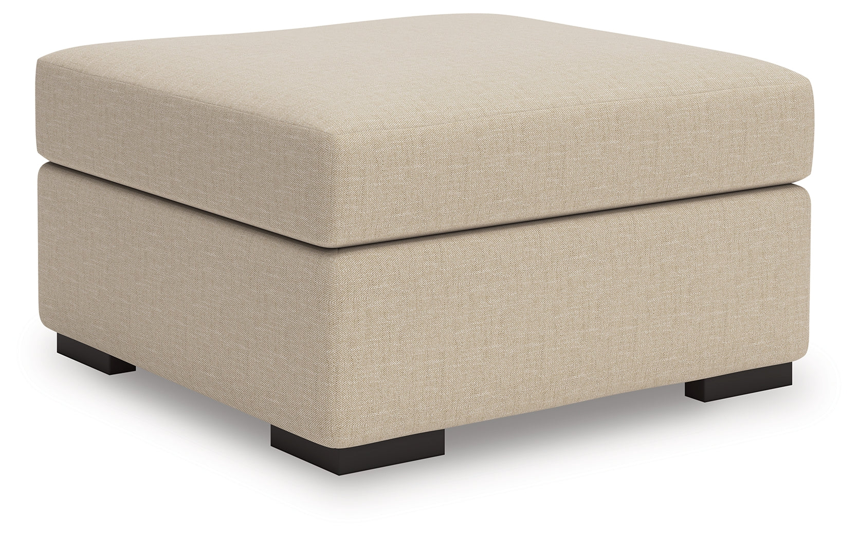 LadyMae Twill Oversized Accent Ottoman (Online Special Price) - Ornate Home