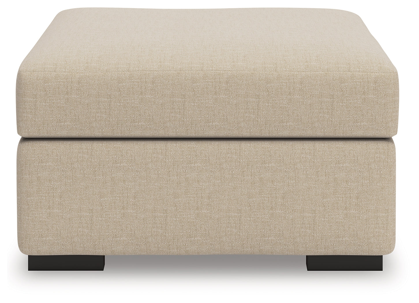 LadyMae Twill Oversized Accent Ottoman (Online Special Price) - Ornate Home