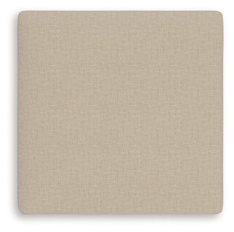 LadyMae Twill Oversized Accent Ottoman - Ornate Home