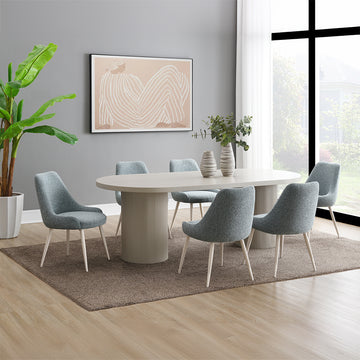 Laela Bone White Dining Table - Ornate Home