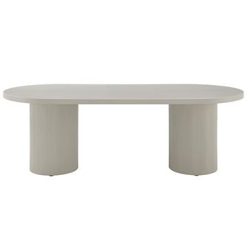 Laela Bone White Dining Table - Ornate Home