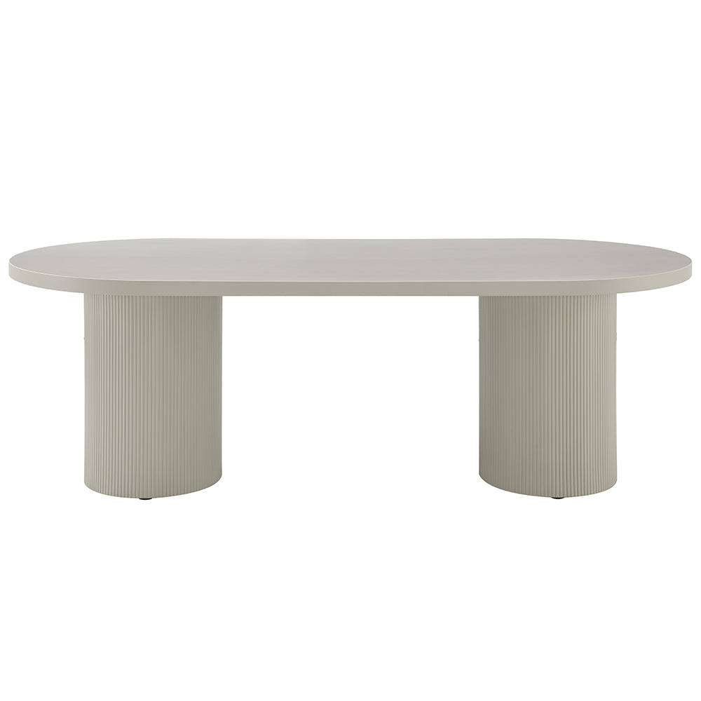 Laela White Dining Table - Ornate Home