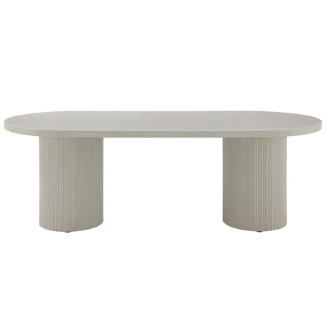 Laela White Dining Table - Ornate Home