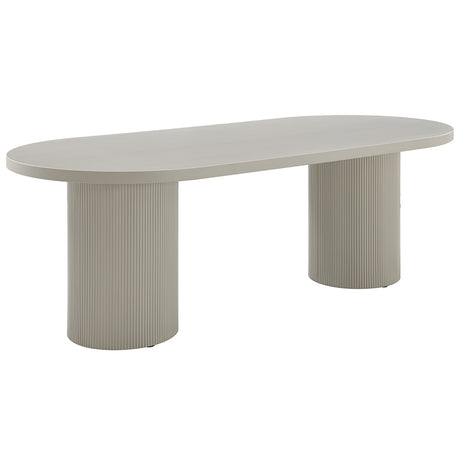 Laela White Dining Table - Ornate Home
