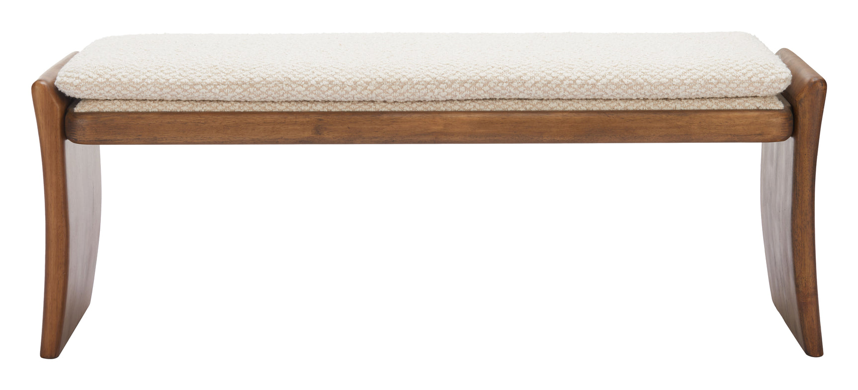 Lafa Beige Bench - Ornate Home