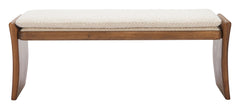 Lafa Beige Bench - Ornate Home