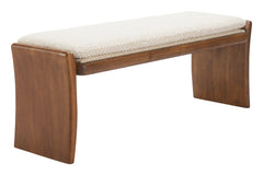 Lafa Beige Bench - Ornate Home