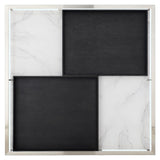 Lafayette Silver Mist/Cerused Mink Cocktail Table - Ornate Home