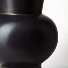 Laforge Black 11.4"H Ceramic Vase - Ornate Home