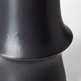 Laforge Black 17.1"H Ceramic Vase - Ornate Home