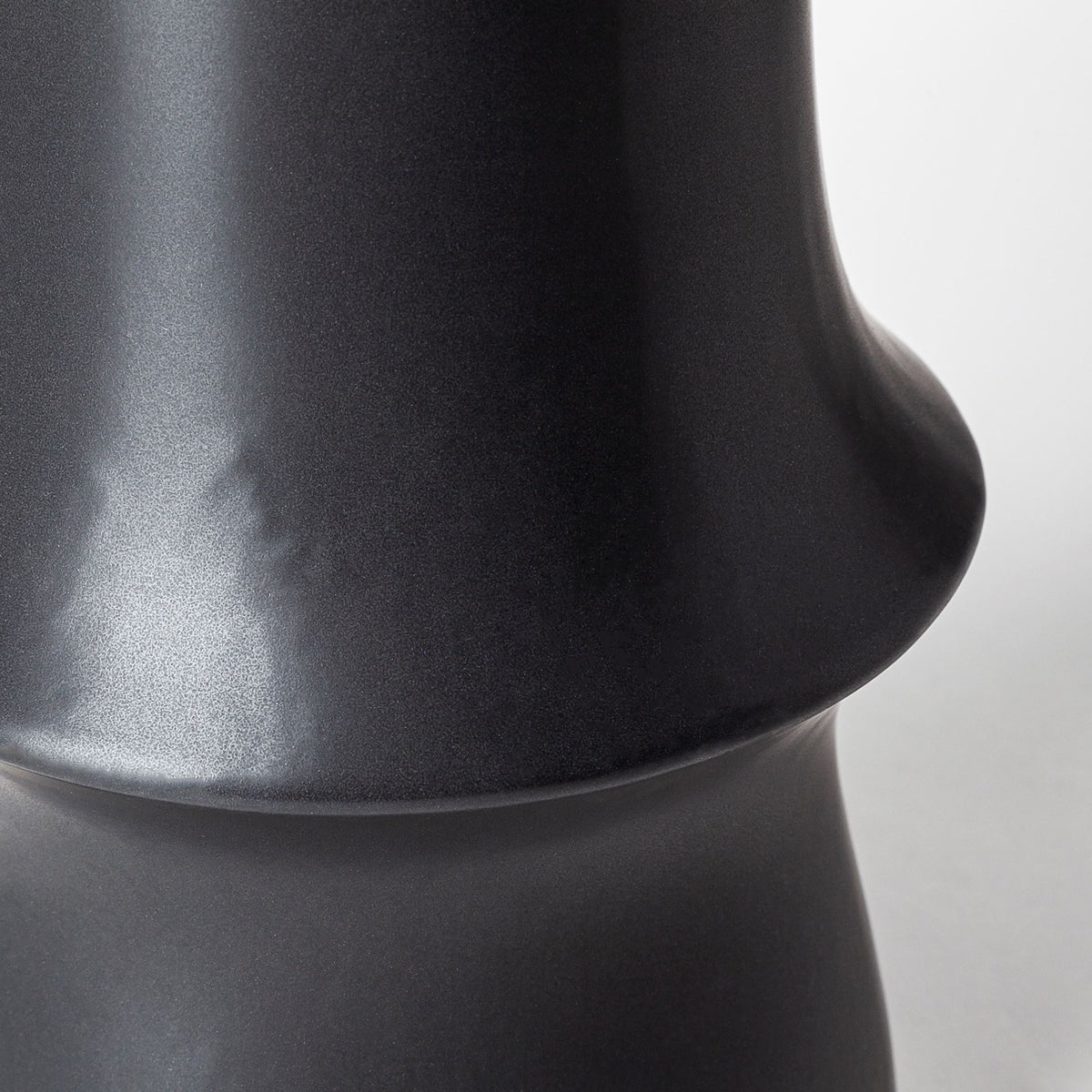 Laforge Black 17.1"H Ceramic Vase - Ornate Home