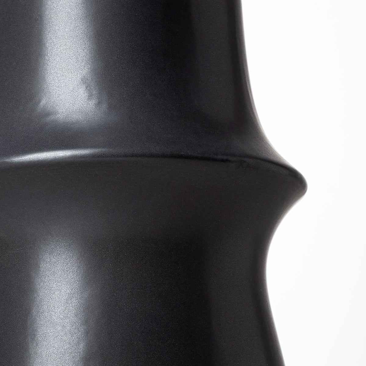 Laforge Black 17.1"H Ceramic Vase - Ornate Home