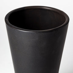 Laforge Black 9.4"H Ceramic Vase - Ornate Home