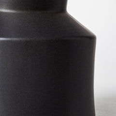 Laforge Black 9.4"H Ceramic Vase - Ornate Home