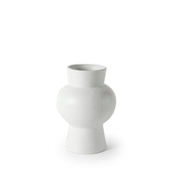 Laforge Medium White Ceramic Vase - Ornate Home