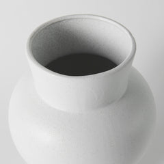 Laforge Medium White Ceramic Vase - Ornate Home