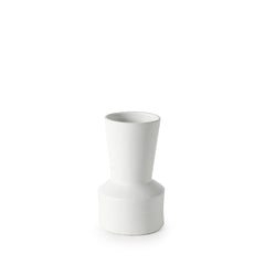 Laforge White Small Ceramic Vase - Ornate Home