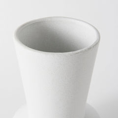 Laforge White Small Ceramic Vase - Ornate Home