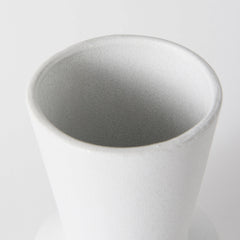 Laforge White Small Ceramic Vase - Ornate Home