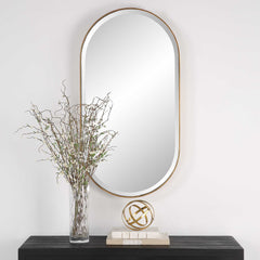 Lago Gold Oval Mirror - Ornate Home