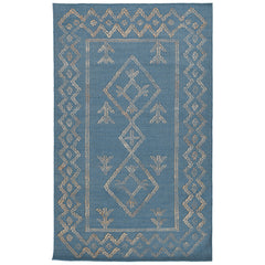 Lagos Blue/Natural Rug - Ornate Home
