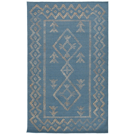 Lagos Blue/Natural Rug - Ornate Home